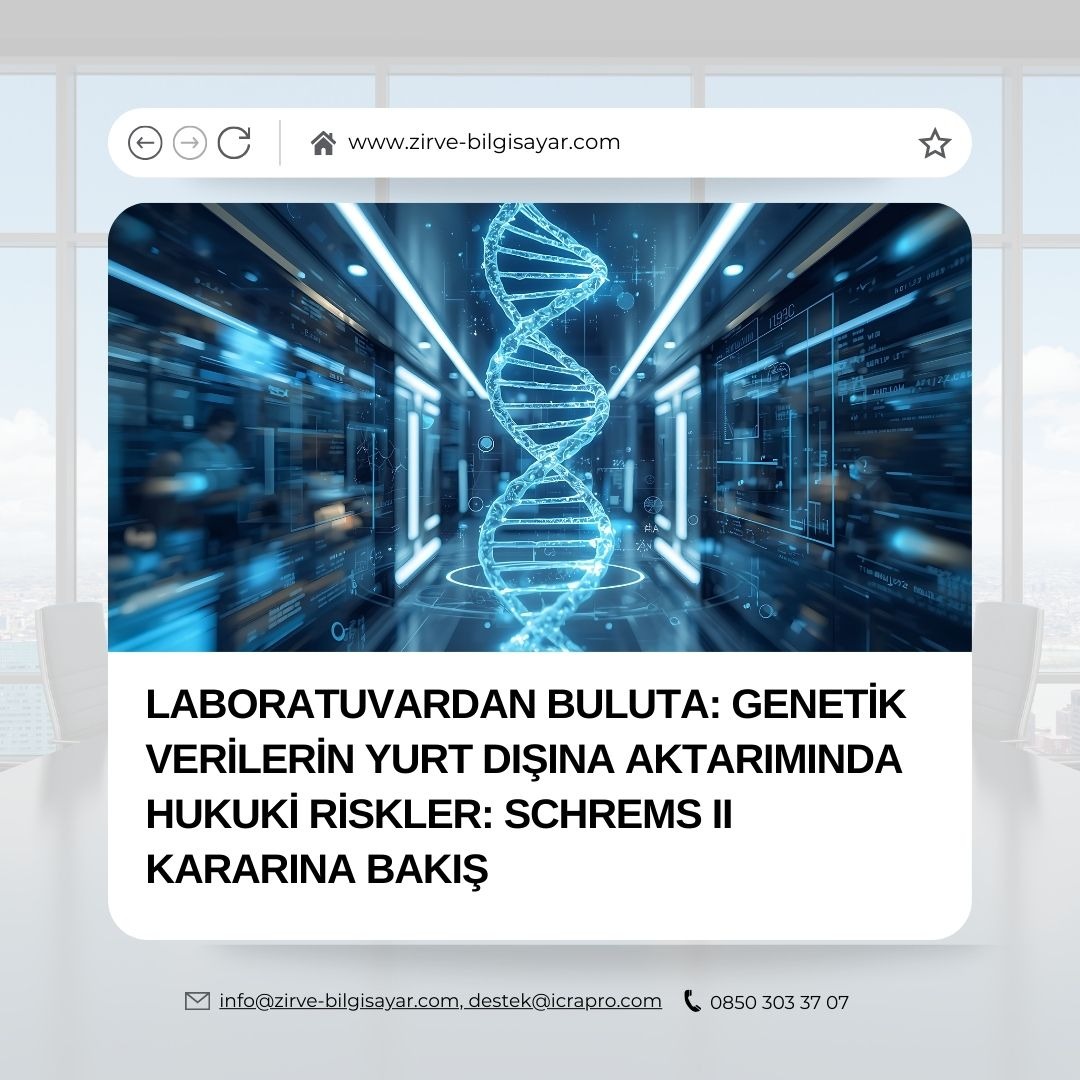 Genetik Verilerin Yurt Dışına Aktarımı Genetik Verilerin Yurt Dışına Aktarımı